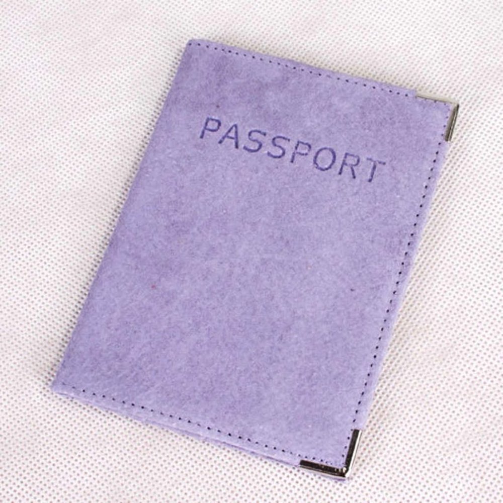 NEW Lavender Suede Passport Holder